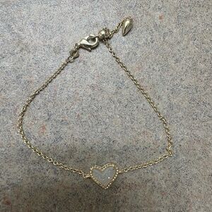 Kendra Scott Gold Heart Bracelet